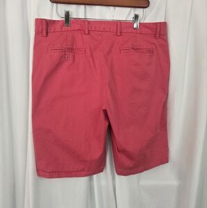 GAP Men's Vibrant Salmon Flat Front Summer Shorts